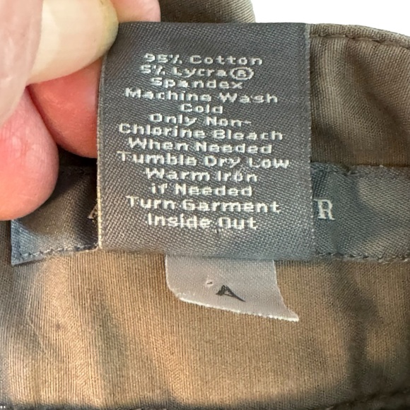 Ann Taylor Size 6 Tan Cotton/Lycra Spandex Lindsay Pants - Picture 7 of 7
